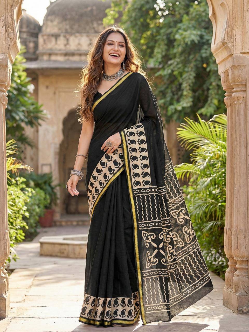 Vastra pujya bagru Saree wholesale suppliers in Surat